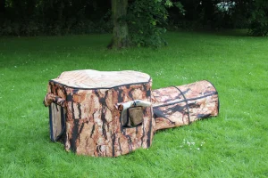 Educational Toys Natural Tree House And Tunnel (With Tuff Tray Stand Frame)