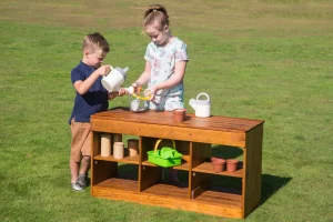 Educational Toys Outdoor Kitchen Bench Unit