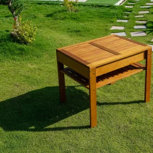 Educational Toys Outdoor Sorting Table for 4 Boxes