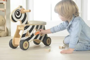 Cicada Ride-on Shape Sorter Zebra