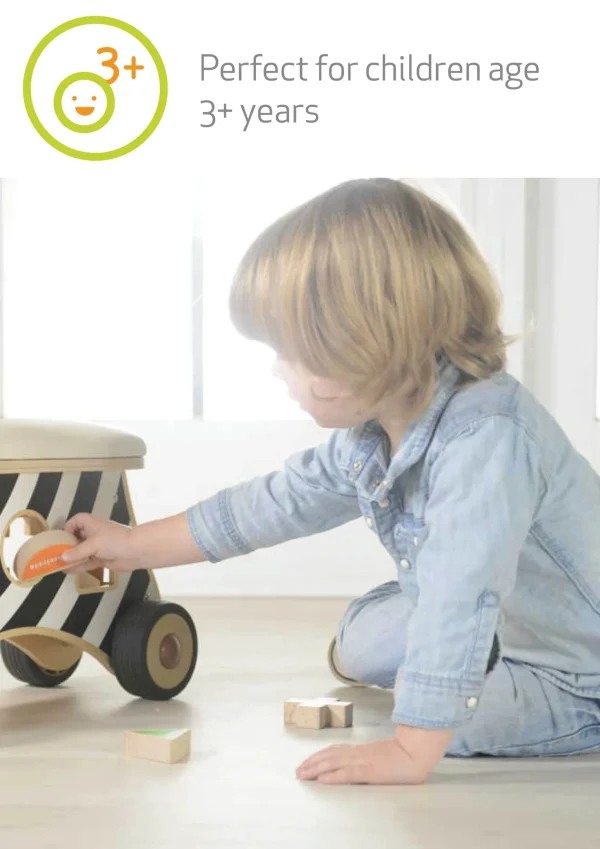 Cicada Ride-on Shape Sorter Zebra
